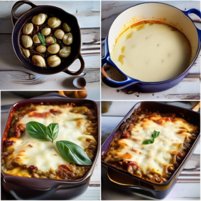 Moussaka Royale aux Trois Fromages