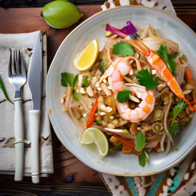 Pad Thaï Maghrébin à la Plancha