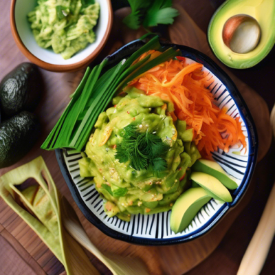 Guacamole Coréen au Kimchi