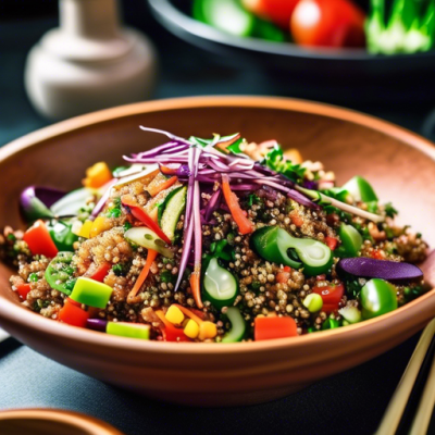 Salade de Quinoa à la Coréenne