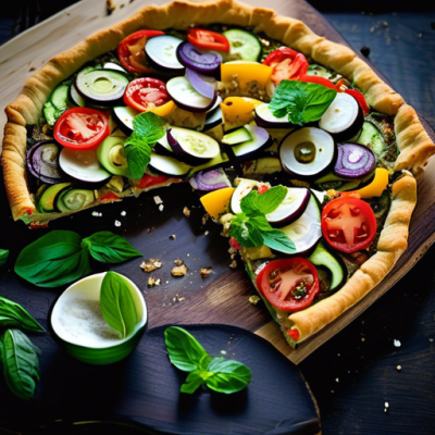 Tarte Fine aux Légumes à la Tunisienne