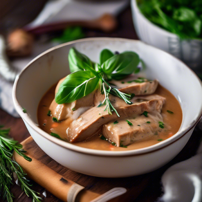 Stroganoff de Seitan à la Russe