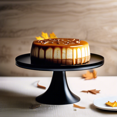 Cheesecake Coréen d'Automne au Sikhye et Poires Caramélisées