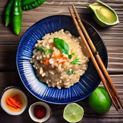 Risotto Thaï à la Citronnelle et Lait de Coco