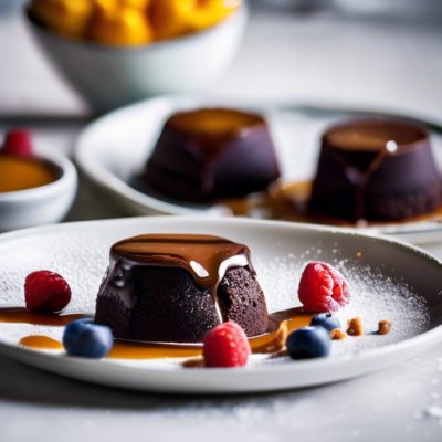 Fondant Surprise au Chocolat et Caramel Salé