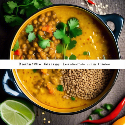 Dahl Fusion Vietnam-Inde à la Citronnelle et Lait de Coco