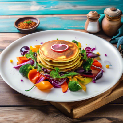 Pancakes Salés Fusion Algéro-Italienne