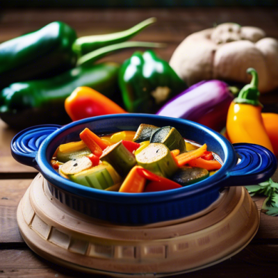 Tagine Fondante aux Légumes d'Automne à la Marocaine