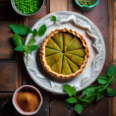 Tarte Croustillante Marocaine aux Pois Cassés