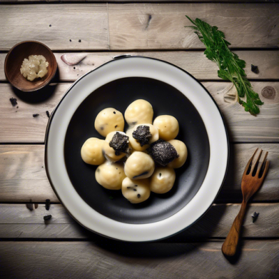 Gnocchis Maison au Zaatar et Truffe Noire