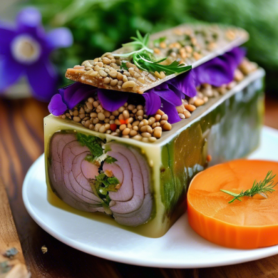 Terrine de Lentilles Automnale à la Suisse