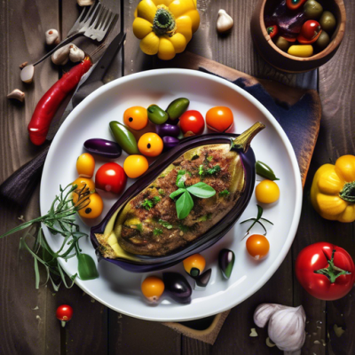 Aubergines Farcies à la Polonaise d'Automne