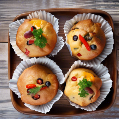 Muffins Salés à l'Espagnole