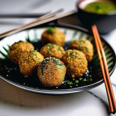 Falafels Japonais au Yuzu et Sésame