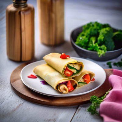 Crêpes Suédoises Fourrées au Tofu Croustillant - Spécial Saint-Valentin