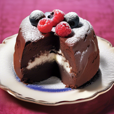 Moelleux au Chocolat Cœur Framboise pour la Fête des Mères