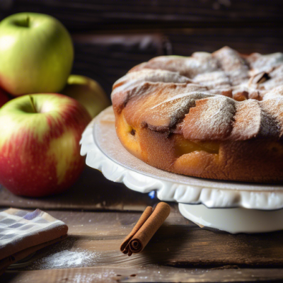 Gâteau Moelleux aux Pommes à la Suédoise Sans Gluten