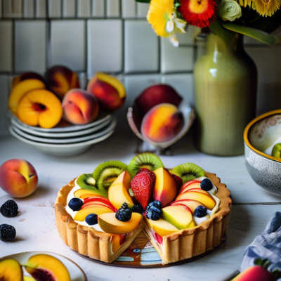 Tarte Soleil Portugaise aux Fruits d'Été