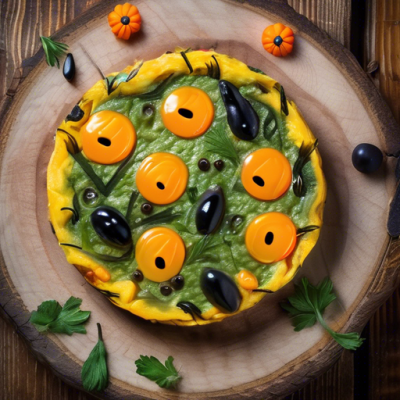 Frittata Végane Ensorcelée d'Halloween
