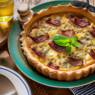 Quiche Lorraine Revisitée aux Épices du Moyen-Orient