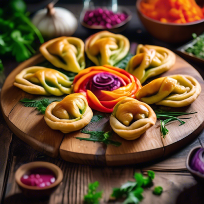 Roses Feuilletées Thaï à la Sauce Satay