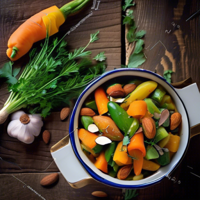 Tajine Printanier aux Abricots Secs et Amandes