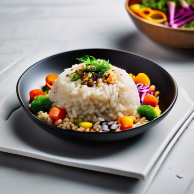 Risotto Fusion Asiatique aux Champignons Shiitake et Soja