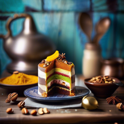 Layer Cake aux Épices Marocaines et Miel d'Oranger