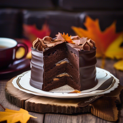 Gâteau Royal Polonais à l'Automne