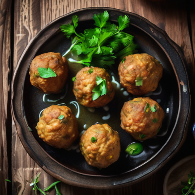 Boulettes de Pois Chiches Croustillantes à l'Algérienne