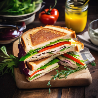 Club-Sandwich Suédois au Gravlax et Sauce Hovmästarsås