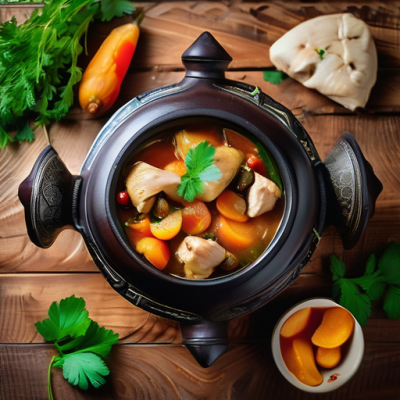 Tajine Soleil d'Été aux Abricots et Poulet Caramélisé