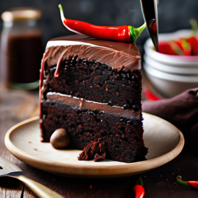 Gâteau Fondant Chocolat-Piment Thaï