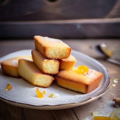 Financiers Moelleux aux Agrumes et Fleur d'Oranger