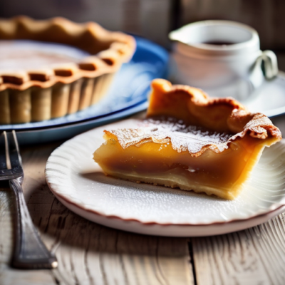 Tarte au Sucre Belge Traditionnelle