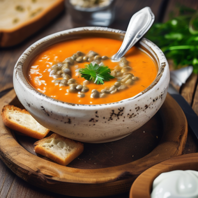 Soupe de Lentilles Enchantée du Moyen-Orient