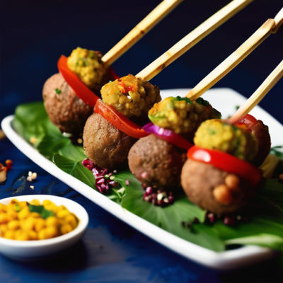 Brochettes de Dahl Épicées du Moyen-Orient