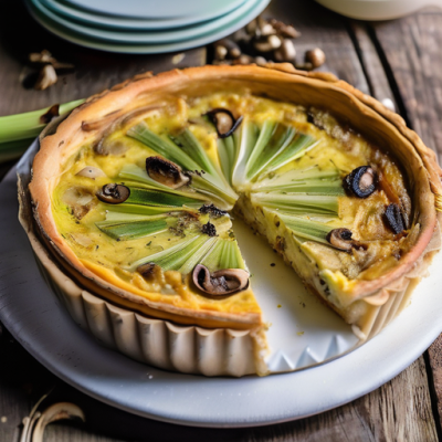 Quiche Végane aux Poireaux à la Polonaise