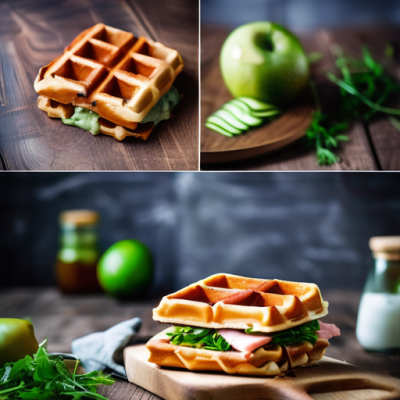 Sandwich Gaufre Belge Gourmand