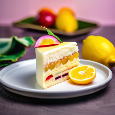 Cake au Citron Exotique Thaïlandais