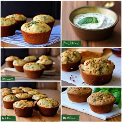 Muffins Salés Fusion Liban-Italie