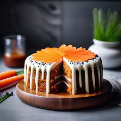 Carrot Cake Coréen au Gochujang