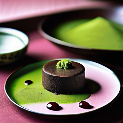 Moelleux au Chocolat Japonais au Matcha