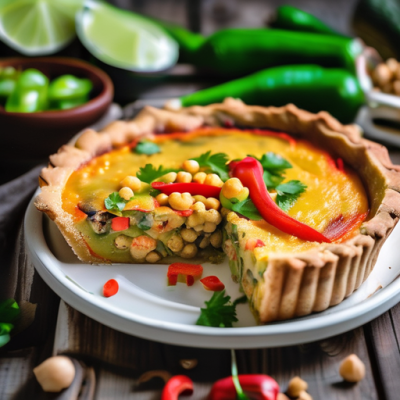 Quiche Thaï aux Pois Chiches