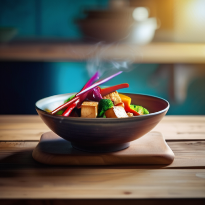 Tofu Sauté aux Cinq Parfums d'Hiver