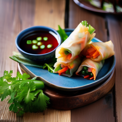 Nems Croustillants Sucré-Salé à la Chinoise