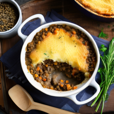 Parmentier de Lentilles à la Russe