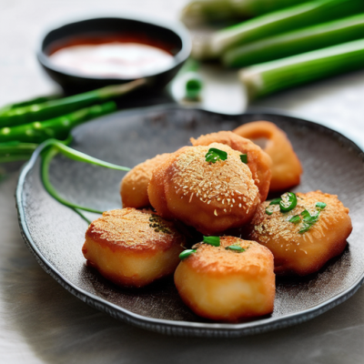 Beignets Coréens Épicés avec Sauce Aigre-Douce