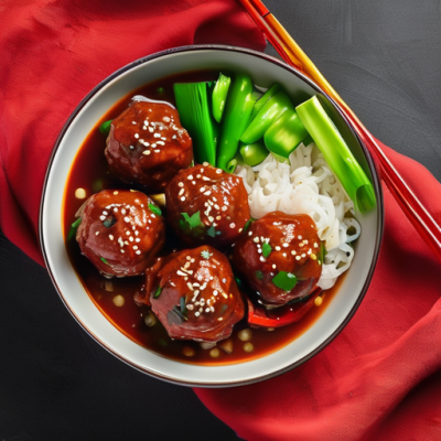 Boulettes de Haricots Coréennes Piquantes
