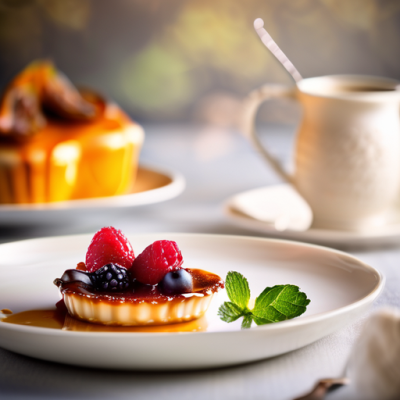 Crème Brûlée Automnale aux Pommes Caramélisées